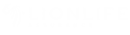 Lion White Logo in transparent background